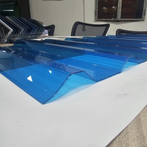 Corrugated Solid Polycarbonate Sheet UV Resistant Wave Profile High Impact Strength Weatherproof for Roofing Canopy - Product Image 5