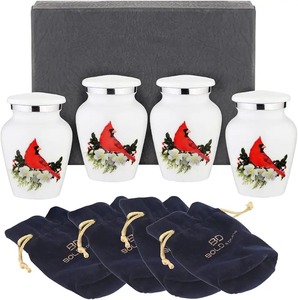 Urna Conmemorativa Negra para Cenizas de Adultos, Recuerdo Funerario, Urna Decorativa para Cenizas Humanas - Product Image 2