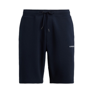 Premium Wholesale Double Knit Front Elastic Waist Shorts Men Luxury Athleisure OEM Custom Minimal Sportswear Summer Fashion - Product Image 1
