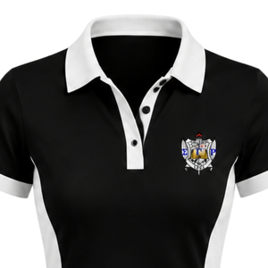 Vestido Deportivo Personalizado Sigma Gamma Rho con Paneles Laterales, Vestido Atlético para Mujer, Manga Corta, Cuello Camisero, Ropa de Equipo, OEM, ODM, Venta al Por Mayor - Product Image 3