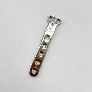 RAICES ENTERPRISES Placa de Bloqueo Ortopédica de 2.7mm, 2x5 Orificios, Acero Inoxidable, Certificación CE Clase II, Certificación ISO 13485, Veterinaria - Product Image 1