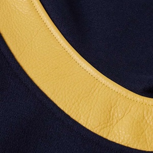 Veste de sport en cuir véritable blanc pour homme, de haute qualité, sur mesure, fine, imperméable, respirante, coupe ajustée - Product Image 3