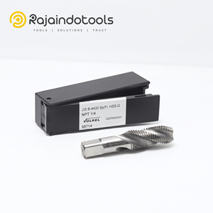 VÖLKEL Machine <b>Tap</b> JIS B 4430 Form C HSSE 35° Spiral Flute NPTF - Pipe Thread <b>Tap</b> Made in Germany - Product Image 1