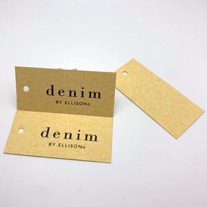OEM 2026 New Arrival Custom Factory Custom Simple Paper Hangtag Eco Friendly Hang <b>Tags</b> for <b>Clothes</b> Made by TRIOTAKE INDUSTRY - Product Image 5
