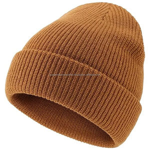 2024 hiver en gros haute qualité unisexe bonnet casquettes 100% coton Logo personnalisé impression poids léger différentes couleurs meilleure conception - Product Image 2