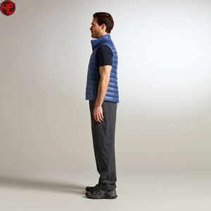 Chaleco Acolchado Ligero para Hombre, Chaleco sin Mangas Acolchado, Cortavientos e Impermeable para Uso en Exteriores - Product Image 3