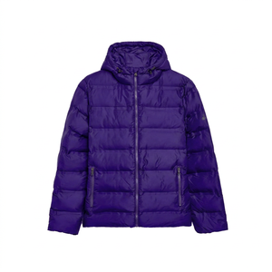 2026 Luxury High Quality Men's <b>Puffer</b> <b>Jacket</b> Custom Brand Stand Collar Stylish High Street <b>Thin</b> Winter Wearable - Product Image 1
