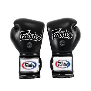 ถุงมือชกมวยไทย Fairtex รุ่นยอดนิยมขายดี ผลิตตามสั่ง หนังวัวแท้ ระบายอากาศได้ดี ซับเหงื่อ พร้อมสายรัดข้อเท้า - Product Image 5