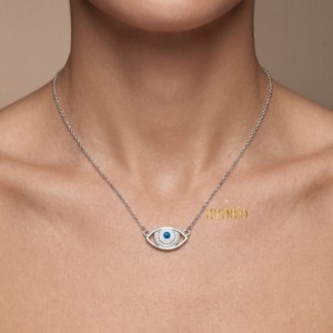 Collar de Oro con Diamantes Símbolo de la Eternidad para Mujer, Regalo de Lujo para Compromiso, Boda, Aniversario, Fiesta, Elegante Joyería de Moda - Product Image 5