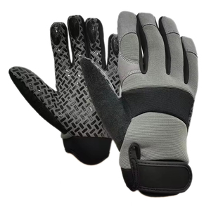 Guantes Mecánicos de Cuero Sintético para Hombre, Guantes de Seguridad para Trabajo, Guantes Mecánicos Industriales Reforzados con Acolchado de Eva - Product Image 1