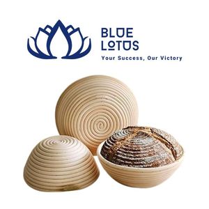 HIGH QUALITY Eco Friendly Rattan Banneton <b>Bread</b> Proofing <b>Basket</b> with Liner Sustainable Sourdough Baking Tools - Product Image 1