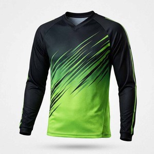 Wholesale Long Sleeve Mountain Bike Clothing Customized Downhill Jersey bmx Motocross Men Cycling Jersey - Product Image 1
