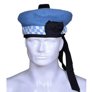 Wholesale Scottish Traditional Kilt <b>Cap</b> 100% Wool Balmoral Diced Hats For Classic Tartan Kilts 2026 - Product Image 1