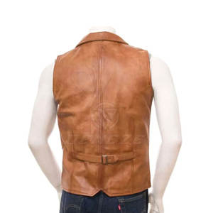 Veste en cuir pour homme à faible MOQ, vente directe d'usine, veste en cuir tendance pour homme, veste en cuir sur mesure - Product Image 2
