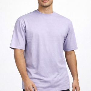 Camiseta de Hombre Premium 100% Algodón, Cuello Redondo, Color Sólido, Casual, Manga Corta, Personalizada, Impresa, de Alta Calidad - Product Image 2