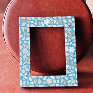 Cadre photo en résine de luxe personnalisé |   Cadre photo moderne en époxy fait main pour mariage, anniversaire et cadeaux - Product Image 4