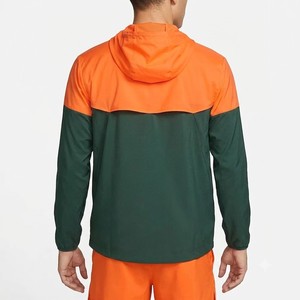 Veste coupe-vent imperméable pour homme, à capuche, camouflage, color block, séchage rapide, polyester, sportive, fermeture éclair sur le devant, pour l'extérieur - Product Image 2