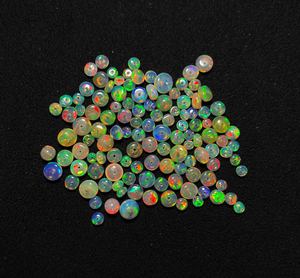 Perles d'opale éthiopienne naturelle, pierres précieuses en vrac, vente en gros de bijoux - Product Image 1