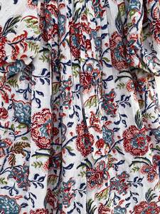 Femmes filles imprimé pur coton Maxi robe indien bloc imprimé décontracté été soirée à la mode en gros longue Midi en vrac - Product Image 4