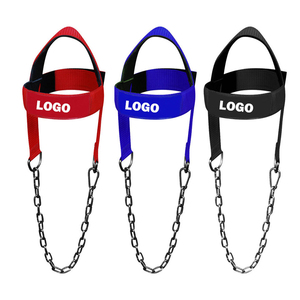 High Quality Heavy Duty Breathable Adjustable Neoprene Head Harness for <b>Weight</b> <b>Lifting</b> Gym Training Bodybuilding - Product Image 6