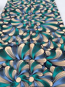 Tissu africain imprimé en wax et coton Ankara de qualité supérieure d'Afrique du Sud avec motifs personnalisés uniques pour la mode moderne et la confection de vêtements - Product Image 6