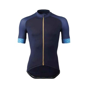 Top Quality Skin Fit Men's Bicycle Racing Custom Heat Transfer Printing Cycling Uniform Jersey & Short Set - Product Image 2