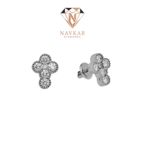 Boucles d'oreilles en moissanite haute brillance, bijoux hip-hop, boucles d'oreilles alternative au diamant, clous en moissanite étincelants - Product Image 1