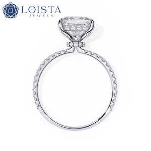 Especially Elegant Women's Ethnic Engagement <b>Ring</b> Diamond Princess Cut Synthetic Lab Grown IGI Certified Gold Plated 18k 14k 9k - Product Image 2