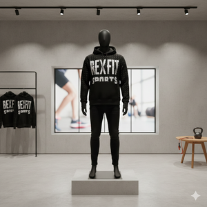 เสื้อฮู้ดซิปผ้าเฟรนช์เทอร์รี่ทรงโอเวอร์ไซส์ สไตล์สตรีทแวร์ ตกแต่งด้วยคริสตัลทั่วตัว แบบซันเฟด ผลิตตามสั่ง ขายส่ง ยอดนิยม - Product Image 3