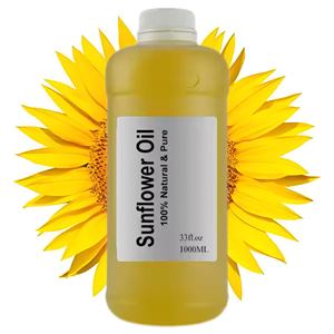 Aceite de Girasol Refinado Premium de Tanzania, 100% Natural, Fraccionado, Comestible, 3 Años de Duración, Botella de Plástico con Tapa de Rosca (Almacenamiento en Seco) - Product Image 1
