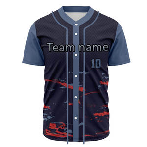 Uniforme de Béisbol Personalizado, Jersey de Softbol para Mujer, Chaqueta de Béisbol, Ofertas Especiales, Camisa de Béisbol con Botones para Hombre, Uniforme de Equipo de Béisbol - Product Image 4
