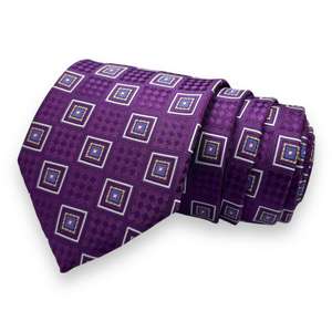 <b>Tie</b> Benon Purple Classic <b>Silk</b> <b>Tie</b> - Product Image 1