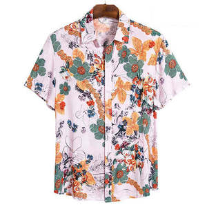 Camisa Hawaiana de Manga Corta para Hombre, Verano, Playa, Venta al Por Mayor de Fábrica, Personalización - Product Image 5