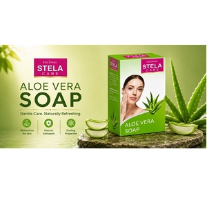 Jabón de Aloe Vera Stela Care, Jabón de Baño de Limpieza Suave para el Cuidado Personal Diario, Jabón Corporal Refrescante e Higiene de la Piel - Product Image 2