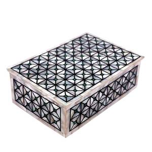 Premium Mother of Pearl Inlay <b>Keepsake</b> <b>Box</b> Handmade Gift Storage Elegant MOP Inlay Jewelry <b>Box</b> Luxury Decorative Storage - Product Image 2