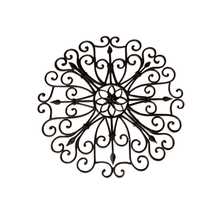 Decoración de Pared de Hierro Forjado con Marco Metálico para Interiores de Casa, Dormitorio, Sala de Estar y Vestíbulo, en Color Negro - Product Image 5