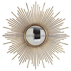 <b>Moroccan</b> Custom Handmade Design Decorative <b>Mirror</b> Metal Frame Handcrafted Wall <b>Mirror</b> Wholesale Manufacturer Gold Color <b>Mirror</b> - Product Image 5