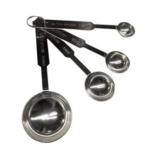 Cuillères doseuses en acier inoxydable pour la cuisine à domicile, cuillères doseuses de nouvelle conception, cuillères doseuses plaquées argent personnalisées - Product Image 1