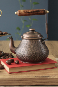 Théière en cuivre, bouilloire à thé personnelle, théière artisanale, théière traditionnelle, vaisselle de cuisine, cadeau pour les amateurs de thé - Product Image 5