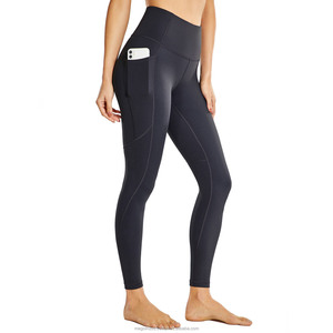 Conçu sur mesure haute femmes grande taille tricoté Fitness Leggings Active-Wear Sport Gym course Leggings en différentes couleurs - Product Image 6