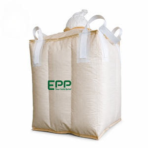Sacos de plástico de alta resistencia para agricultura, de 1 tonelada, estilo Q, de polipropileno tejido (FIBC), para ensilaje, contenedores de almacenamiento, con separador, tipo Super Sack - Product Image 1
