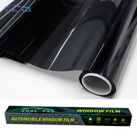 Film teinté pour vitres de voiture 5%-80% VLT, film teinté ultra noir pour vitres de voiture, protection IRR 99%, film anti-UV, film solaire pour vitres