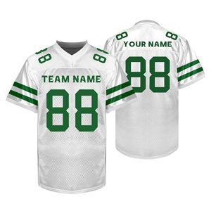 Proveedor de Camisetas de Fútbol Americano, Malla de Poliéster, Sublimación Deslumbrante, ODM, Marca Privada, Cuello en V, Ropa Deportiva Resistente para Equipos - Product Image 3