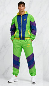 Nouvel ensemble coupe-vent unisexe personnalisé en polyester et nylon pour l'automne, multi-panneaux, vente en gros, streetwear, imperméable et respirant - Product Image 4
