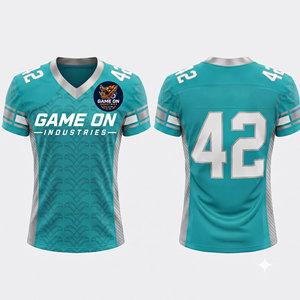 Maillots de football américain personnalisés pour hommes, nom de l'équipe, toutes tailles, faible MOQ, technique de sublimation, maillot de football pas cher - Product Image 1