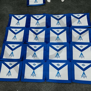 REGALIA MASÓNICA: Delantal de Oficial de la Casa Azul y Calor-Jewel-HSE - Product Image 1