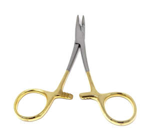 Portaagujas Olsen Hegar con tijeras – Acero inoxidable reutilizable para suturas seguras y cortes eficientes en procedimientos quirúrgicos - Product Image 3