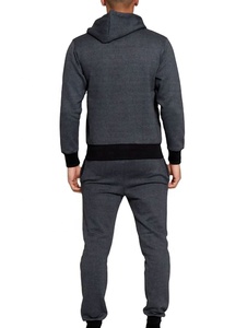 New Latest Design Hooded Tracksuit Gym Cotton Fleece Tracksuit Men's Custom <b>Jogging</b> <b>Suit</b> For Men - Product Image 3