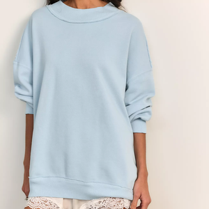 Oferta Especial: Sudadera de Forro Polar Cottavon para Invierno, Talla Grande, Cuello Redondo, Personalizable con Estampado Frontal, Ecológica, Resistente al Viento, Informal para Mujer - Product Image 1
