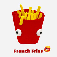 Ensemble de chapeaux amusants en peluche en forme de hamburger et de frites pour fêtes, événements sportifs et accessoires de photomaton